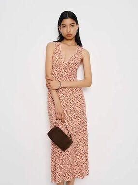 NWT reformation Brayden knit dress in mulberry - size XS